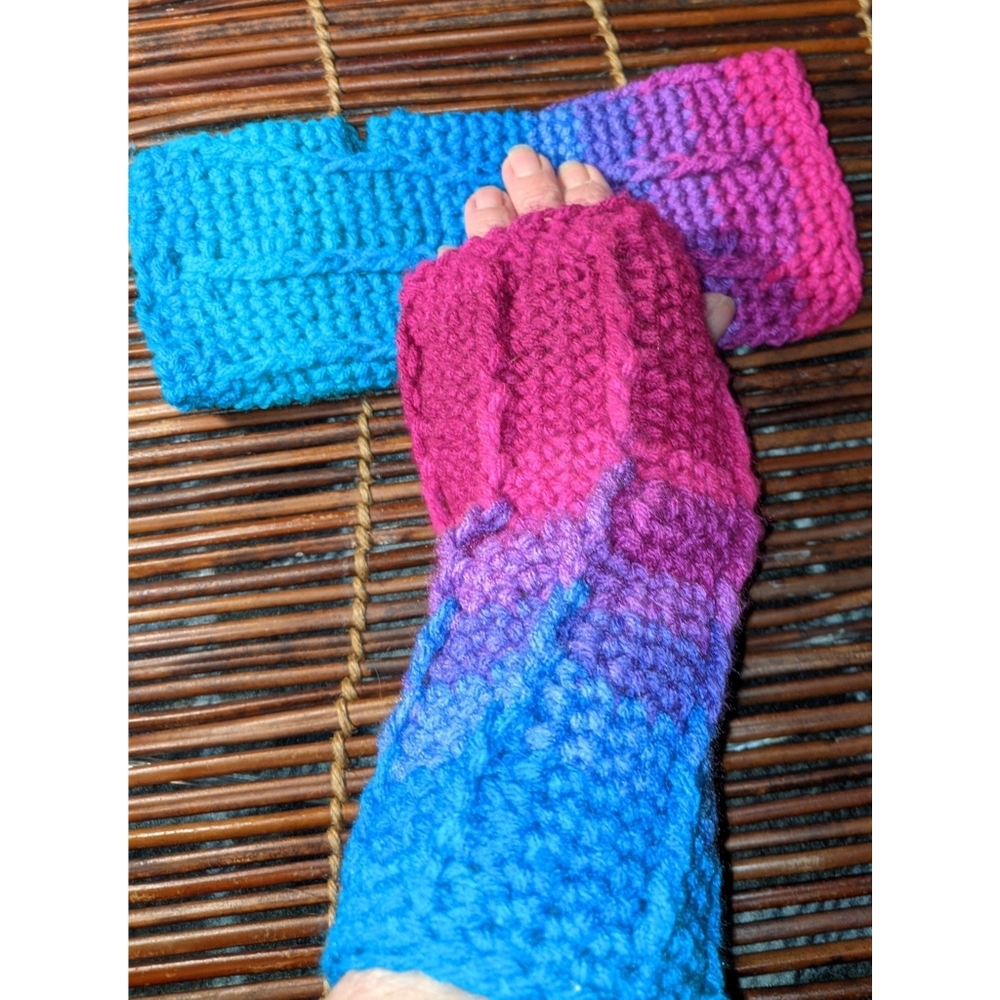 Fingerless Gloves Crochet Handmade